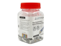 Lanview - Netværk-konnektor - RJ-45 (han) - STP - CAT 6 (pakke med 50)