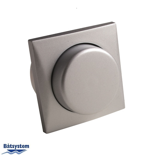 Twilight dimmer 12v/24v, 60w, mat sølv