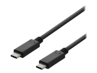 DELTACO USBC-2003 - USB-kabel - USB-C (han) til USB-C (han) - USB 2.0 - 3 A - 3 m - sort