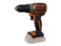 BLACK+DECKER BL186N - Bor/driver - ledningfri - 2-hastigheders - nøgleløs borepatron 13 mm - 52 N·m - intet batteri - 18 V - Uden batteri og oplader