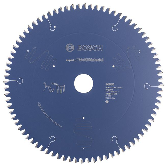 Bosch Rundsavsklinge 254x2,4x30mm 80t Exp Multi - 2608642528