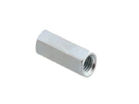 WALRAVEN Gevindmuffe M10x40mm med sekskant, elforzinket, nøglevidde 13mm
