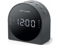 Muse M-185 CR, Ur, Digital, FM,MW, LED, 2,29 cm (0.9), Hvid
