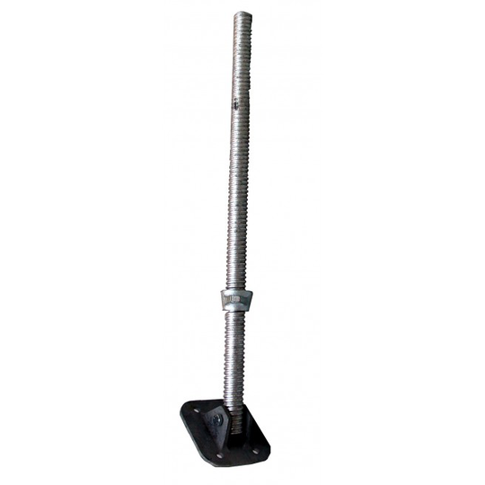 JUMBO Fodplade M/VIPPEFOD 65/50cm. Ø38mm.