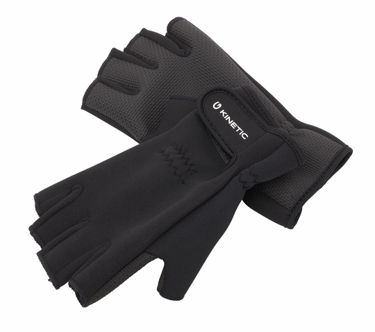 Kinetic Neoprene handske Half Finger M sort