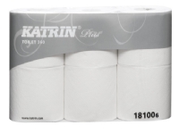 Toiletpapir Katrin Plus 2-lag 50 m Hvid,7 pk x 6 rl/krt