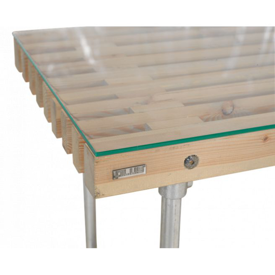 Plus Glasplade m/poleret kant - 137,5×75,5 cm - 19564-1