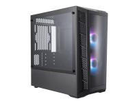 Cooler Master MasterBox MB320L ARGB - Tower - micro-ATX - sidepanel med vindue (hærdet glas) - ingen strømforsyning (ATX) - sort - USB/Lyd