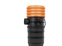 Rendest.brønd PLUS 425-160mm - med vandlukke. 70 ltr. sandfang. u/opf.rør. Wavin
