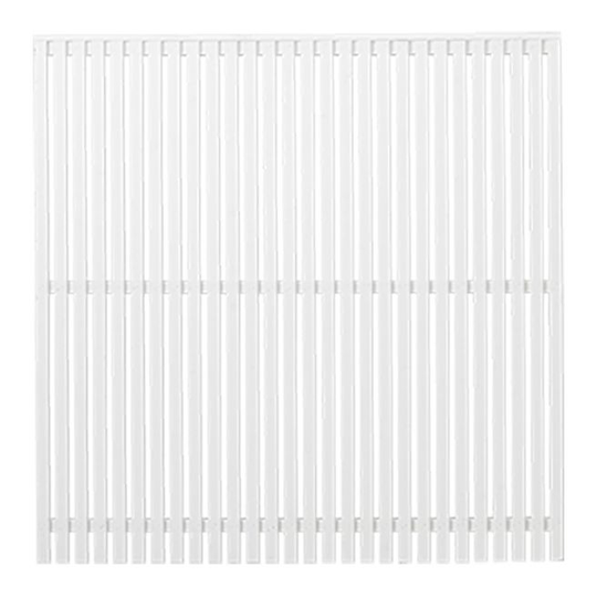 Plus Sendai Hegn - 180x180 cm - Fungicid beh. grundmalet hvid to gange - 17444-13