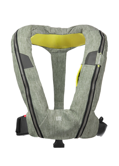 Oppustelig redningsvest spinlock deckvest lite 170n grøn