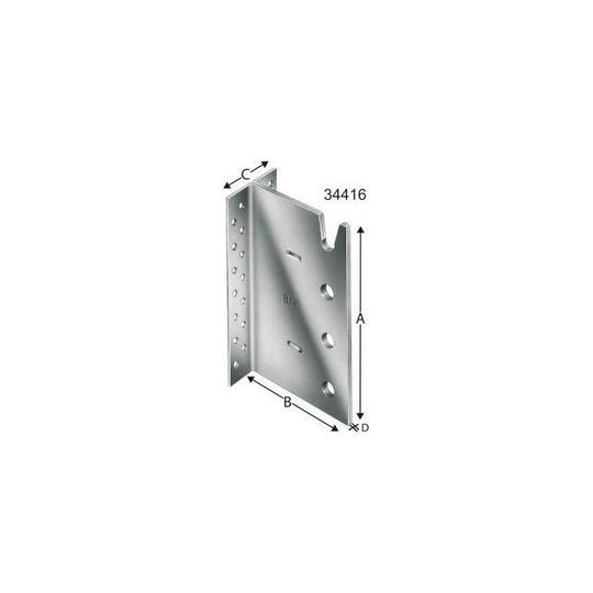 Simpson Strongtie Bjælkebærer Type 120-4 61x103x6x120mm