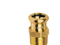 overg.s nippel 3/8-12mm - 3/8-12mm Cu press. M og V bakker. Rødgods