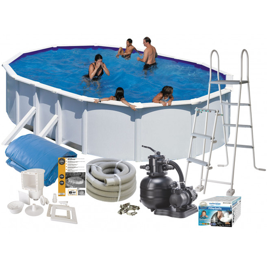 Swim & Fun Pool Basic 120 500x300 cm Hvid - 2703