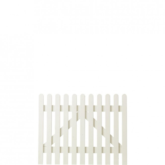 Plus Retro stakit havelåge 100x80 cm grundmalet hvid 13741-13