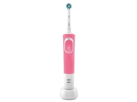 Oral-B Vitality 100 Hangable Box, Voksen, Roterende, pulserende tandbørste, Pink, Hvid, 2 min, Batteri, Indbygget batteri