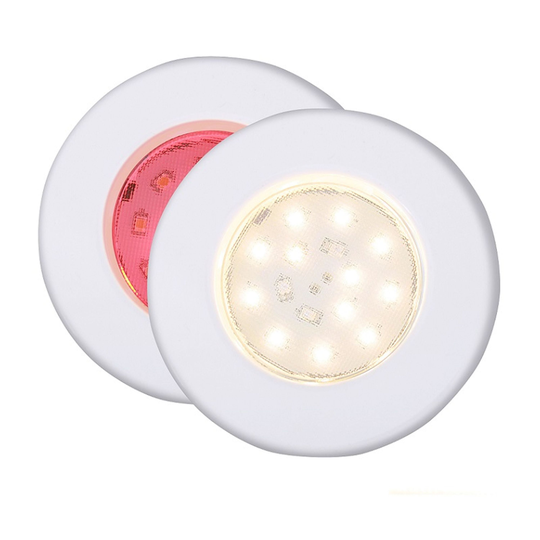 Pinto led lampe rød/hvid, hvid