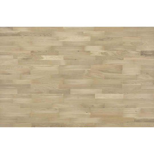 Eg Lamelparket Eg 3-stav, hvid matlak - 1090416