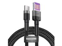 Baseus CATKLF-PG1, 1 m, USB C, Sort