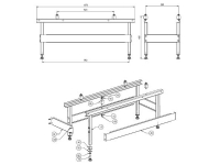Bosch gulvstativ CS 3000 AWS - 2, 4, 6 OG 8 kW luft/vand udedel