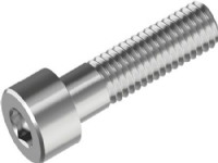 WASI Bolt DIN 912 M12x30mm med delgevind, rustfri stål A4 med cylindrisk hoved med indvendig sekskant 10mm - (50 stk.)