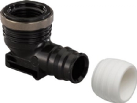 Uponor Q&E vinkel 90° med muffe PPSU 16 mm x 12