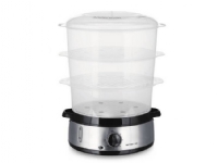 Emerio STC-110590, 3 kurv(e), Sort, Rustfrit stål, Bordplade, Dreje, Front, 800 W