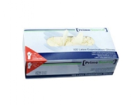 Engangshandske Prime Source str. M uden pudder Latex AQL 1.5 hvid m/100 stk. - (karton á 10 pakker)