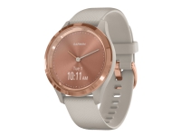 Garmin vívomove 3S - 39 mm - lyst sand - smart ur med bånd - silikone - lyst sand - håndledsstørrelse: 110-175 mm - monokrom - Bluetooth, ANT+ - 24.5