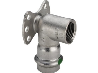 VIEGA Inox dækvinkel 22 mm - 3/4 muffe/muffe