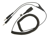 Jabra - Kabel til hovedsæt - ministik han til Quick Disconnect han - 2 m