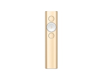 Logitech Spotlight - Fjernbetjening til præsentation - 3 knapper - guld