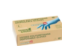 Engangshandske PU str. 10 - Think Green Hydro PU, fødevaregodk. Pudderfri, pk. á 100stk