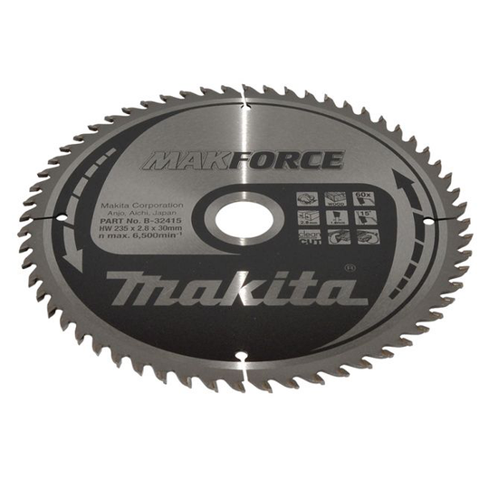 Makita Hm Klinge 235x30x60z Makforce - B-32415