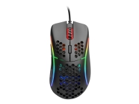 Glorious Model D - Mus - optisk - 6 knapper - kabling - USB 2.0 - mat sort