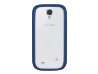 Belkin View - Beskyttende kasse til mobiltelefon - polykarbonat - klar, midnatsblå - for Samsung Galaxy S4