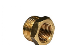 Nippelmuffe messing 2 x 112