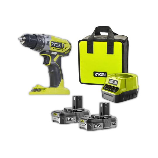 Ryobi Slagbore-/skruemaskine 18 V ONE + - R18PD2-220S