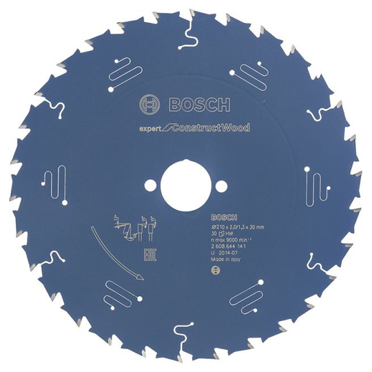 Bosch Rundsavsklinge 210x30x2mm 30t Exp Constructwo - 2608644141