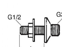 GB Forskruningssæt 65mm - a 2 stk for brusekabine