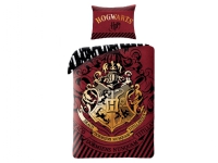 Harry Potter Hogwarts Sengetøj 2i1 Design 1 - 100 Procent Bomuld