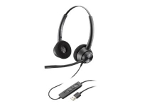Poly EncorePro 320, USB-A - 300 Series - headset - på øret - kabling - USB