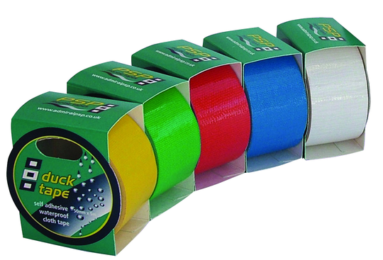 Gaffatape hvid 50mmx5m
