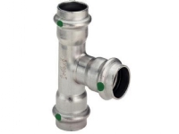 VIEGA Inox tee 18 mm INOX, rustfri stål, SC-Contur