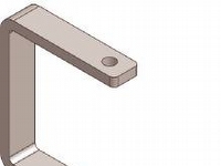 WIBE GROUP Ophæng åben type 900 højde 145 mm, bredde 45 mm, længde 100 mm varmgalvaniseret