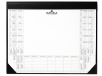 Skriveunderlag Durable 42x59 cm sort m/kalenderblok