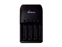 MediaRange - Batterioplader - (for 4xAA/AAA) - sort