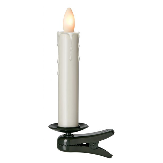 Sompex Julgranslys - SHINE LED Elfenben - Højde 13 cm