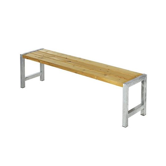 Plus Plankebænk med planker - lærk