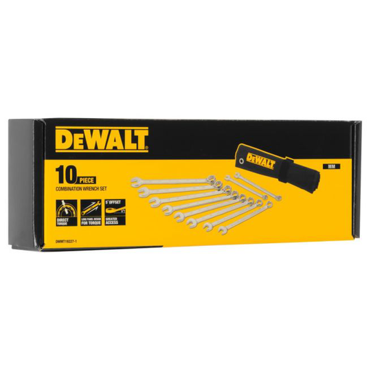 DeWALT Fastnøglesæt 10-19mm 10 Stk - DWMT19227-1